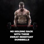 VERPEAK Adjustable Rubber Dumbbell 15kg - Image 3
