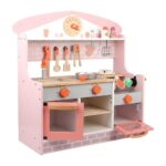 EKKIO Wooden Kitchen Playset for Kids (BBQ Kitchen Set) EK-KP-101-MS