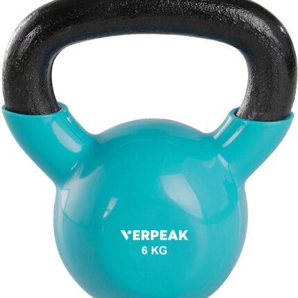 Verpeak Vinyl Kettlebell 6kg (Turquoise)