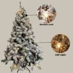 FESTISS 1.8m Christmas Tree with 250 LED Lights Warm White (Snowy) FS-TREE-09 - Image 3