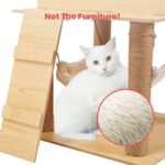 Floofi 130cm Wooden Cat Tree - Image 2