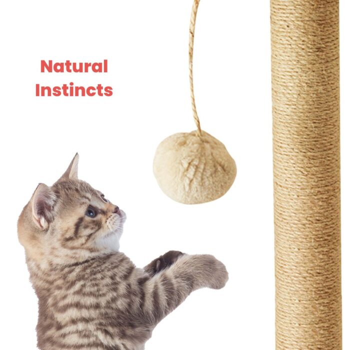 Floofi 130cm Wooden Cat Tree - Image 3