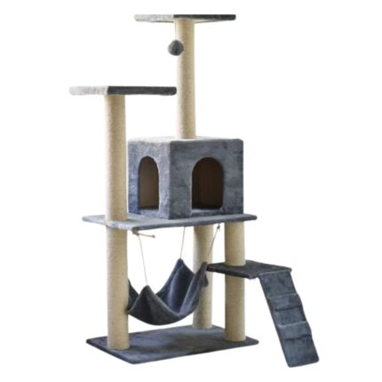 Floofi Cat Tree (138cm Dark Grey)