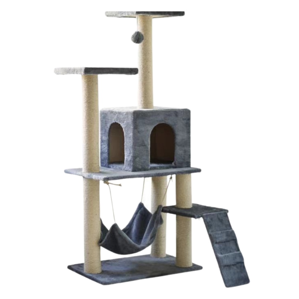 image_1024 Floofi Cat Tree (138cm Dark Grey) - Image 1