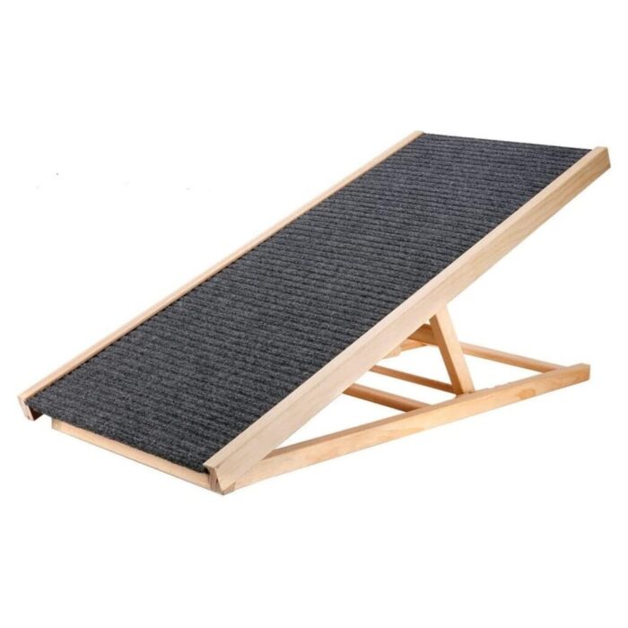 FLOOFI Wooden Adjustable Pet Ramp 100 x 45 cm - Image 2