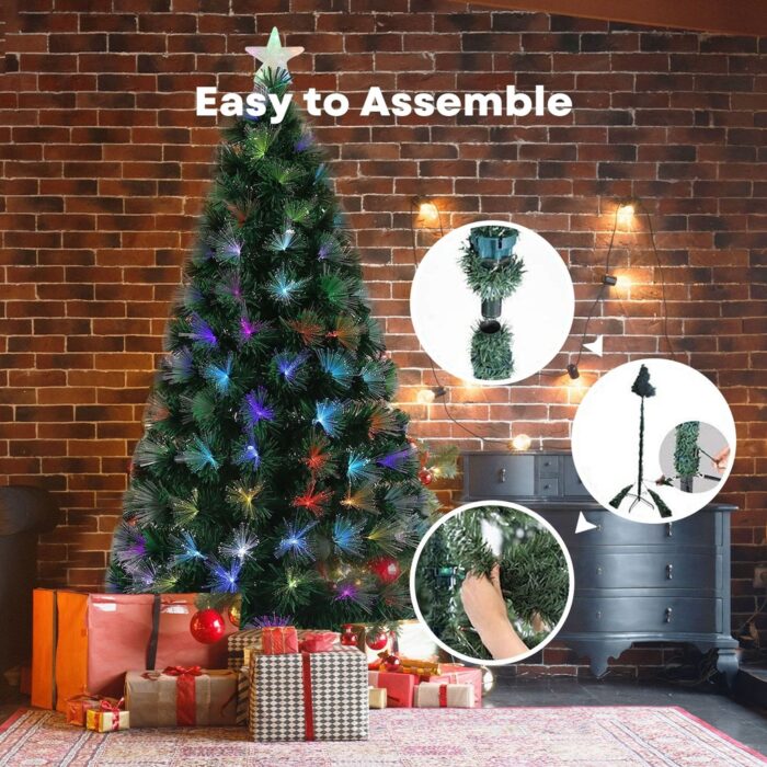 Festiss 1.8m Fiber Optic Artificial Christmas Trees - Image 3
