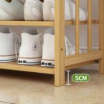 EKKIO 10-Tiers Bamboo Shoe Rack - Image 3