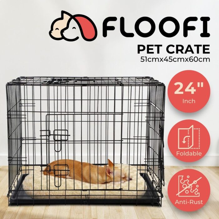 Floofi Dog Cage 24" - Image 2