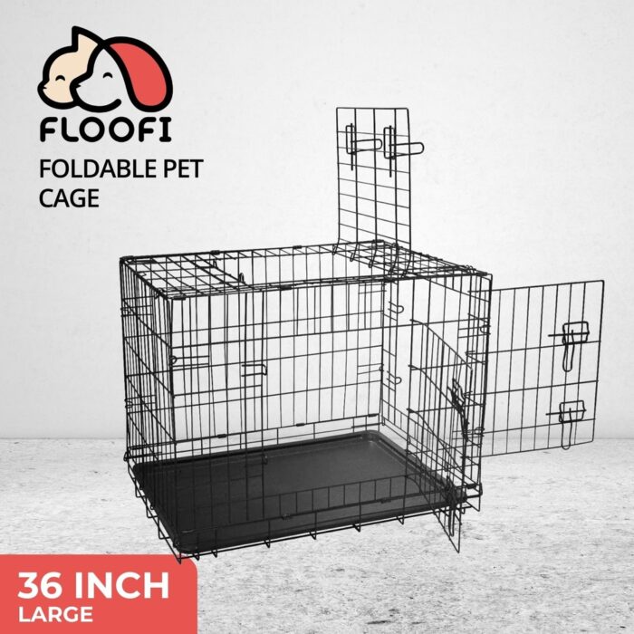 Floofi Dog Cage 36" - Image 2