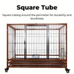 Floofi Dog Cage 46" (with wheels) - Image 2
