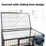 Floofi Dog Cage 46" (with wheels) - Image 3