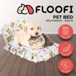Floofi Pet Bed With Pillow and Quilt Bear (M) - Image 2
