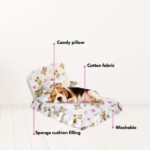 Floofi Pet Bed With Pillow and Quilt Bear (M) - Image 3