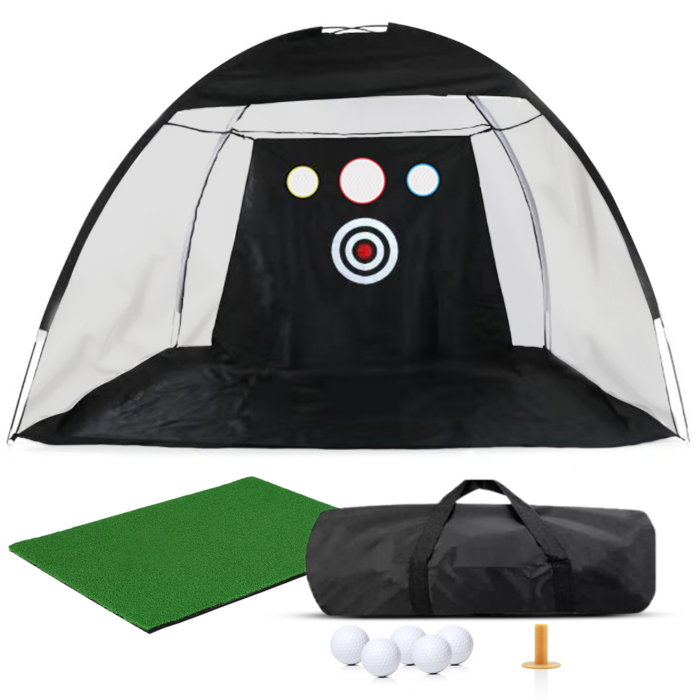 VERPEAK 5-in-1 Golf Practice Net Driving Netting Hitting Training Chipping - Image 2