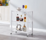 EKKIO Foldable Storage Shelf 3 Tier (White) - Image 3