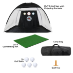 VERPEAK 5-in-1 Golf Practice Net Driving Netting Hitting Training Chipping - Image 3