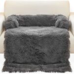 Floofi Pet Sofa Cover Soft with Bolster XL Size (Grey)