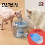 Floofi 2.6L Automatic Water Fountain Drinking Dispenser And Filter - Image 2