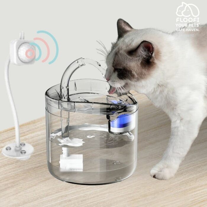 Floofi Automatic Smart Water Fountain Dispenser with Sensor And Filter For Pet Cat Dog 1.8L - Image 3