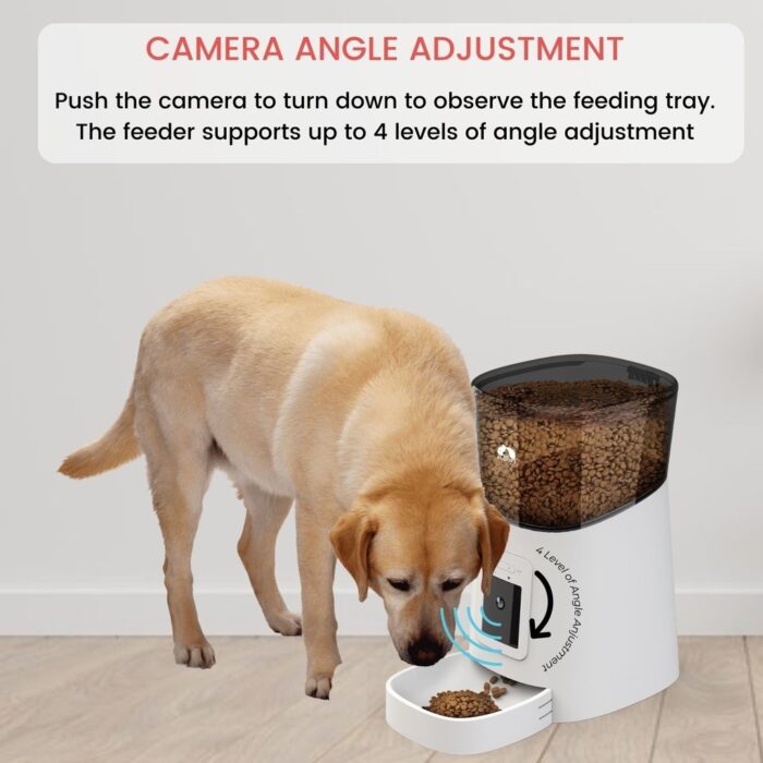 Floofi Automatic Smart Pet Feeder 6L - White - Image 3