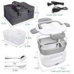 GOMINIMO 1.8L Electric Food Warmer Lunch Box with Insulated Carrying Bag GO-HLB-102-HP - Image 2