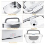 GOMINIMO 1.8L Electric Food Warmer Lunch Box with Insulated Carrying Bag GO-HLB-102-HP - Image 3