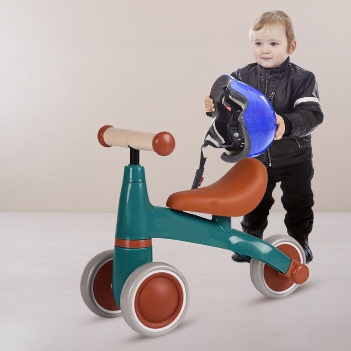 GOMINIMO 3 Wheels Baby Balance Bike Green - Image 3