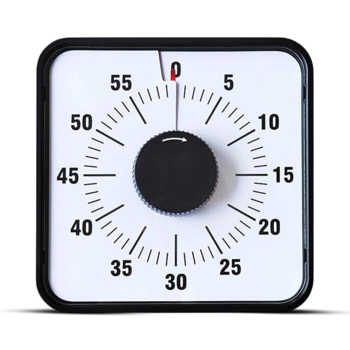 GOMINIMO 60 Minutes Visual Timer Mechanical Reminder Alarm Clock Kitchen Large - Image 2