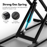 EKKIO Adjustable Standing Desk Riser Stand Up Desk Converter (Black) - Image 2