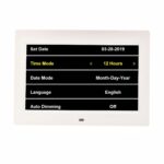 GOMINIMO Day Date Calendar Clock Dementia Clock Digital Alarm Clock with Large LCD Screen (White) - Image 2