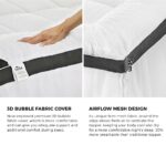 Bedra Mattress Topper Pillowtop Airflow Mesh 5cm Double - Image 2
