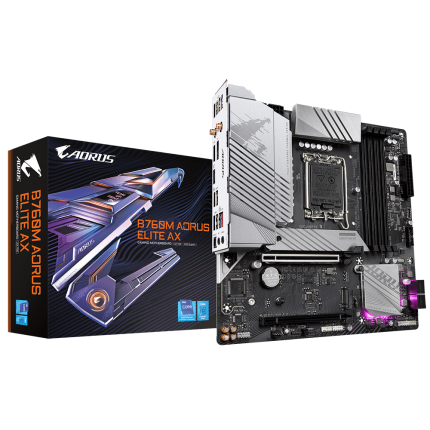 Gigabyte B760M AORUS ELITE mATX LGA1700 AX