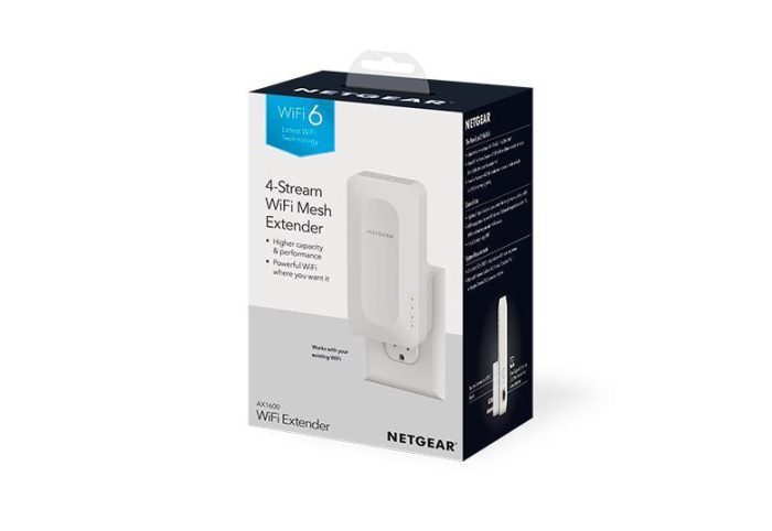 Netgear AX1600 4-Stream WiFi 6 Mesh Extender - Image 2