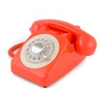 GPO Retro 746 Rotary Telephone Classic Design Orange