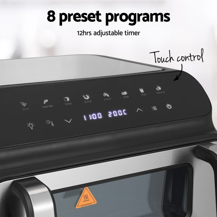 Devanti Air Fryer 10L LCD Kitchen Oven - Image 4