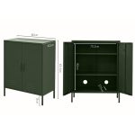 ArtissIn Buffet Sideboard Metal Cabinet - SWEETHEART Green - Image 2