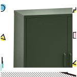 ArtissIn Buffet Sideboard Metal Cabinet - SWEETHEART Green - Image 3