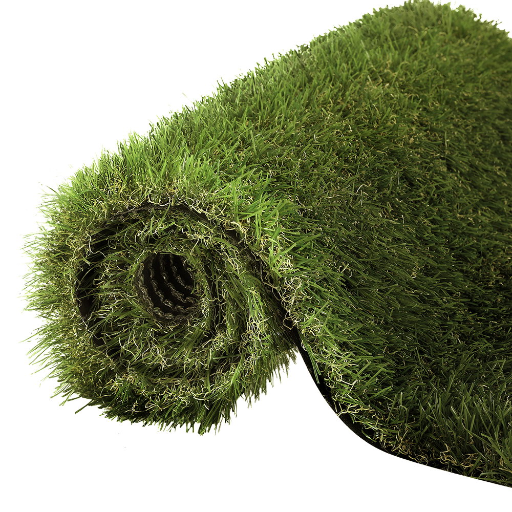 AR-GRASS-35-110M-4C-186142-00 Prime Turf Artificial Grass 35mm 1mx10m Synthetic Fake Lawn Turf Plastic Plant 4-coloured - Image 1
