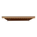 Instahut Retractable Folding Arm Awning Manual Sunshade 2.5Mx2M Beige - Image 3