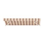 Instahut Retractable Folding Arm Awning Motorised Sunshade 3Mx2.5M Beige Brown - Image 4