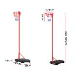 Everfit 3.05M Netball Hoop Basketball Stand System Net Ring - Image 2