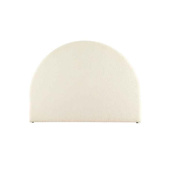 Artiss Bed Head Headboard Queen Boucle - GREI White - Image 3