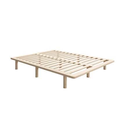 Oikiture Bed Frame King Single Wooden Bed Base