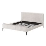 Artiss Bed Frame King Size Beige AMMY