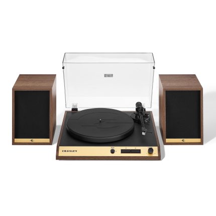 Crosley C72 Walnut Bluetooth Turntable & Speaker Set