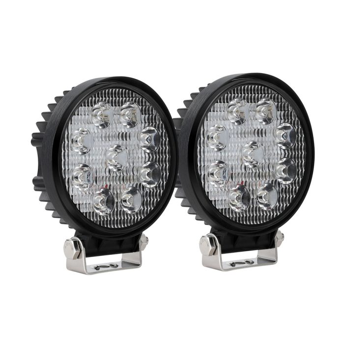 Giantz Pair LED Driving Lights 4.5 Inch Flood Spot Lights Car Truck SUV 12V 24V - Image 3