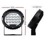 Giantz Pair LED Driving Lights 7 Inch Flood Spot Lights Car Truck SUV 12V 24V - Image 2
