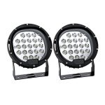 Giantz Pair LED Driving Lights 7 Inch Flood Spot Lights Car Truck SUV 12V 24V - Image 3