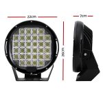 Giantz Pair LED Driving Lights 9 Inch Flood Spot Lights Car Truck SUV 12V 24V - Image 2