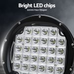 Giantz Pair LED Driving Lights 9 Inch Flood Spot Lights Car Truck SUV 12V 24V - Image 4